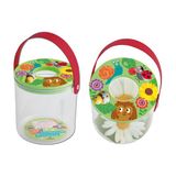 moses. Kruipkever, grote vergrootbeker van hout, mini-terrarium met 3-voudige vergroting en luchtgaten, vergrootglas voor kinderen, ideaal vergrootglas voor natuurobservaties, bruin