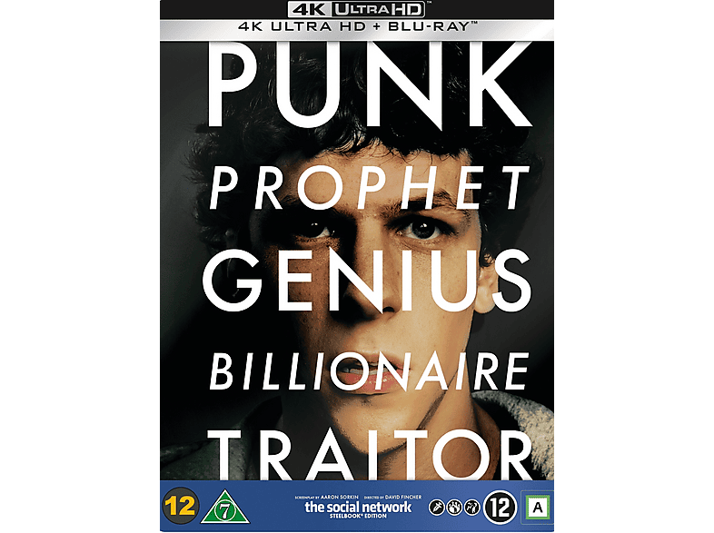 Sony Pictures Social Network (4k Ultra Hd Blu-ray) - Steelbook