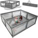 Lionelo Willow XXL - Box voor baby's - Grijs - 187x207 cm - 0-48 maanden - Speelbox