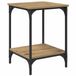 vidaXL Table basse Artisan Chêne 40 x 40 x 55 cm Bois traité