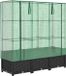 vidaXL Plantenbak verhoogd met kashoes 120x40x138 cm rattanlook