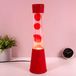 Fisura Grote Design Lavalamp met Rode Lava - Rood
