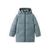 Mango Kids gewatteerde jas - blauw