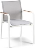 Suns Tutti Dining Tuinstoel - Mat White/White Grey