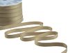 Furlanis - Dubbel satijnen lint, Italiaanse stof - kaneel, 10 mm x 25 m