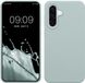 kwmobile hoesje geschikt voor Samsung Galaxy A36 5G - Hoesje met siliconen coating - Smartphone case in cool mint