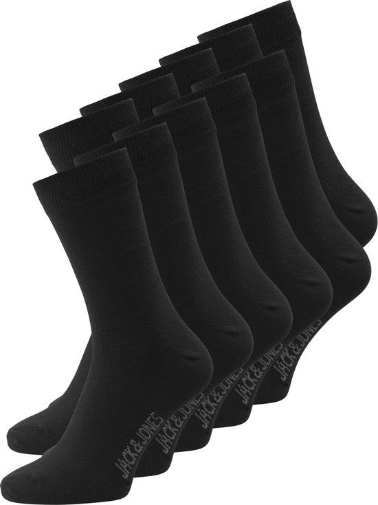 JACK & JONES ADDITIONALS JACJENS SOCK 10 PACK NOOS Men's Socks - ONE SIZE - Black
