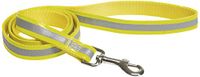 Chapuis Sellerie Hondenriem, reflecterend, kunstleer, geel, 20 mm x 1,20 m, maat M