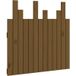 Tête de lit murale marron miel 82,5x3x80 cm bois massif de pin