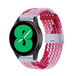 Samsung Braided nylon bandje - Roze gemêleerd - Galaxy watch 7 / Galaxy Watch FE - 40mm & 44mm