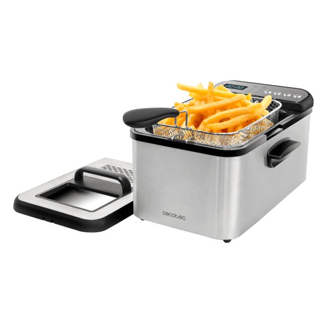 Cecotec 04300 - 3.2L Digital Deep Fryer - Stainless Steel