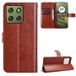 Motorola Étui portefeuille Edge 70 avec support - Marron