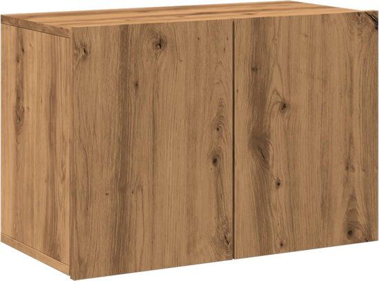 vidaXL Tv-meubel wandgemonteerd 60x30x41 cm artisanaal eikenkleurig