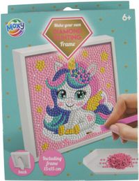 Top1Toys Moxy - Diamond Painting Unicorn 15x15 cm