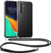 kwmobile telefoonhoesje geschikt voor Samsung Galaxy A17 4G / 5G - Hoesje met telefoonkoord - Back cover in transparant