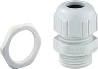 Spelsberg 22944001 Wartel Slagvast, Met trekontlasting, Met contramoer M40 Kunststof Lichtgrijs 1 stuk(s)