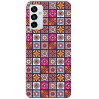 Samsung Galaxy M23 Patchwork mandala bedrukt siliconen hoesje