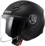 LS2 OF616 Airflow II Solid Mat Zwart 06 Jethelm - Helm