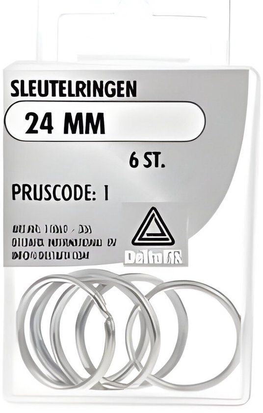 Deltafix Sleutelringen 24mm 6st