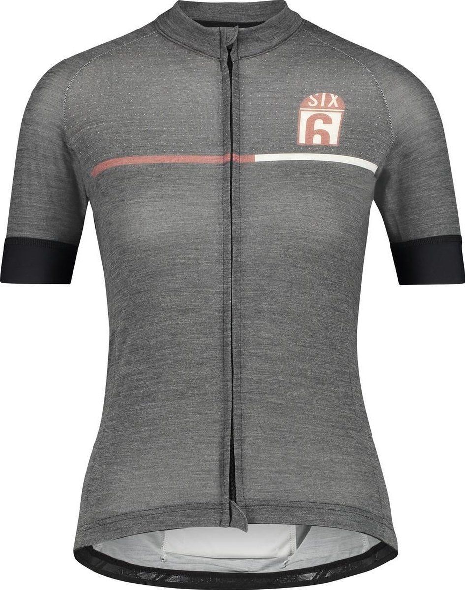 AGU Merino Fietsshirt Six6 Dames - Zwart - S - EAN: 8717565621930