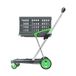 CLAX Transportwagen, transportwagen, trolley met 2 platforms, met opvouwbare box, inklapbaar