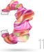 Strap-it Samsung Galaxy Watch Active Scrunchie bandje - kleurrijk