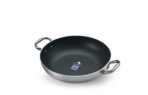 Pentole Agnelli Select Aluminium steelpan - 2 roestvrij stalen handgrepen - zilver