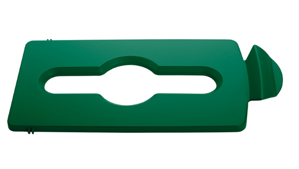 Slim Jim - Mixed Recycling Lid - Green - VB 237863