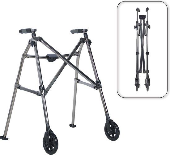 Aidapt Looprek Indoor Lichtgewicht - Antraciet - Aluminium - 3.27 KG