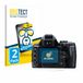 BROTECT - Screenprotector voor Nikon D40 - Folie Beschermfolie transparant 2 Stuks