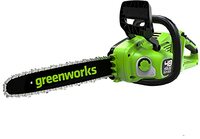 Greenworks Greenworks accu kettingzaag GD24X2CS36 (Li-Ion 2x24V 20m/s kettingsnelheid 36cm zwaardlengte 200ml olietankinhoud zonder accu en lader)