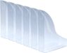 Durable tijdschriftenhouder Basic, A4, polystyreen, transparant