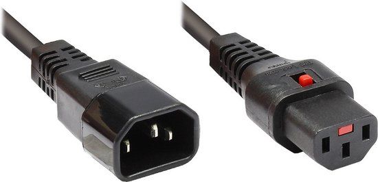 ACT C13 - C14 Power Cable - 1.5m - Black
