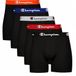 Champion Herenondergoed boxershorts, elke dag, comfort, stretch, katoen, vochtafvoerend ondergoed, multi-pack retroshorts (verpakking van 5)