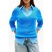 Tommy Hilfiger Co Cardi Fine Gg Ls Mesmerizing Blue