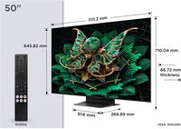 TCL 50C7K / TV screen / 50 inch / 2025