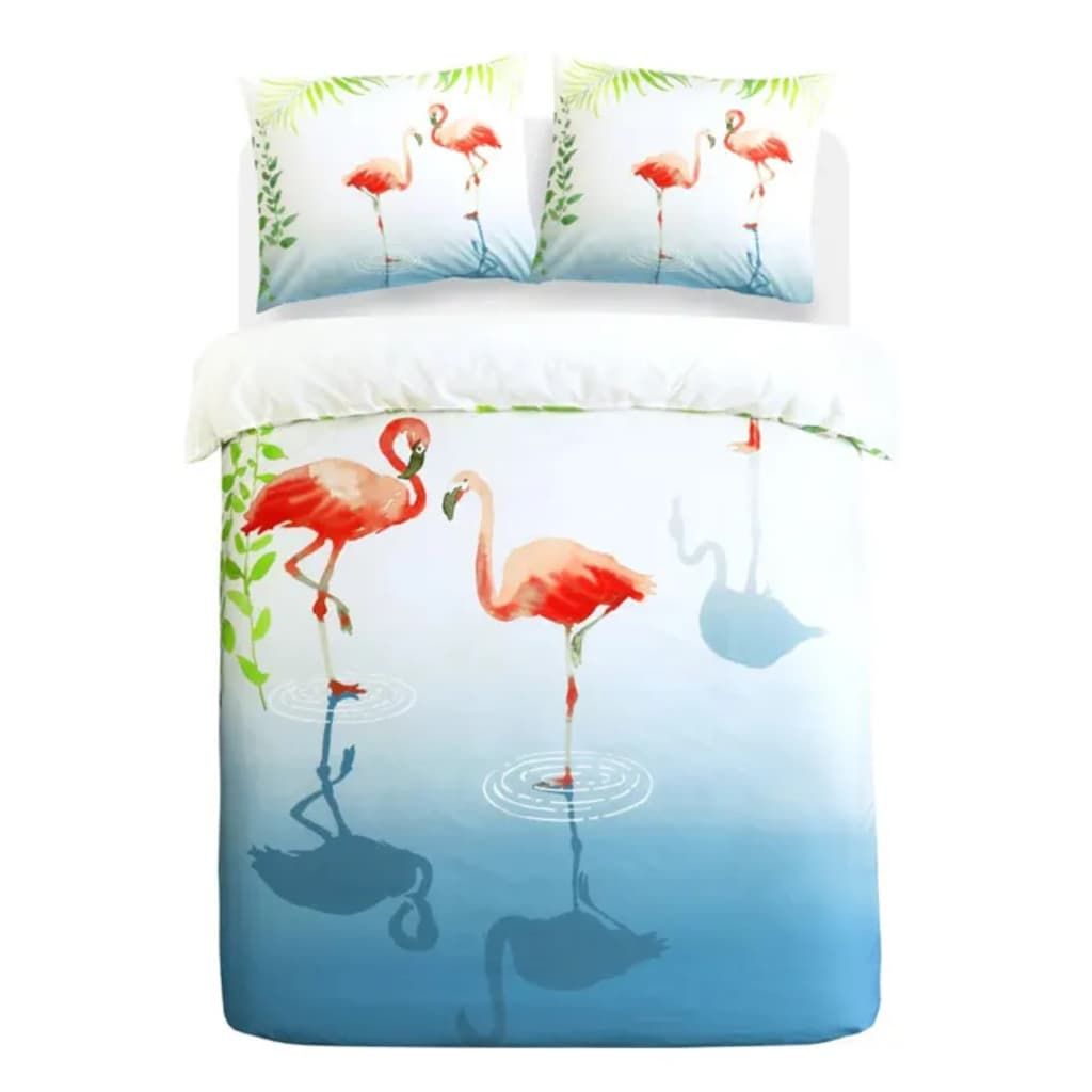 Papillon dekbedovertrek Flamingle - Multi - 140x200/220 cm