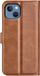 Casecentive Leren Wallet case met sluiting iPhone 14 Pro Max bruin
