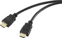 SpeaKa Professional SP-10481300 HDMI-kabel HDMI Aansluitkabel HDMI-A-stekker, HDMI-A-stekker 5.00 m Zwart 8K UHD, PVC-m