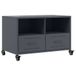 Syfax Tv-meubel 68x39x43,5 cm staal antracietkleurig