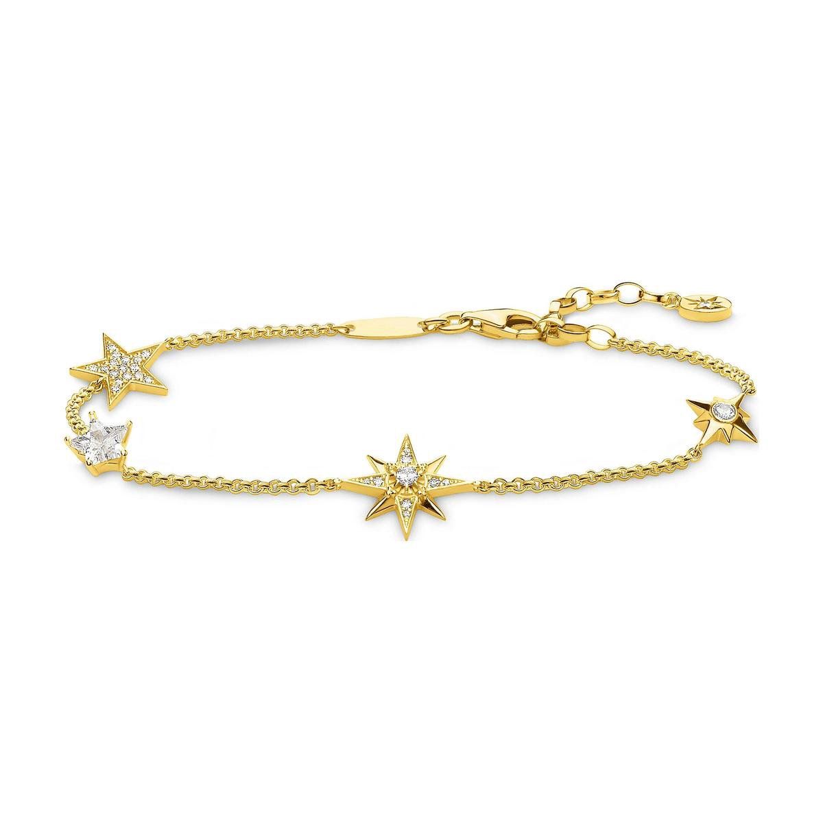 Thomas Sabo Damen-Armband 925er Silber One Size Gold 32011364