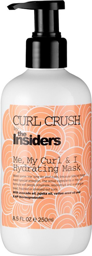 The Insiders - Curl Crush Me, My Curl &amp; I Hydrating Mask - 250ml