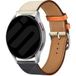 Strap-it Samsung Bracelet cuir Samsung Galaxy Watch 7 - 40mm (blanc/bleu foncé)