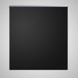 vidaXL Rolgordijn verduisterend 104,4 x 230 cm stofbreedte 100 cm zwart