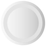 vidaXL LED Badkamerspiegel Transparant Ø 30 cm gehard glas