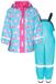 Playshoes Regenset regenbroek regenpak uniseks kinderen (2 stuks), Turquoise uil motief
