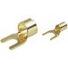 TRU COMPONENTS 1577787 Vorkkabelschoen 10 mm² Schachtdiameter=7 mm Ongeïsoleerd Goud 1 stuk(s)