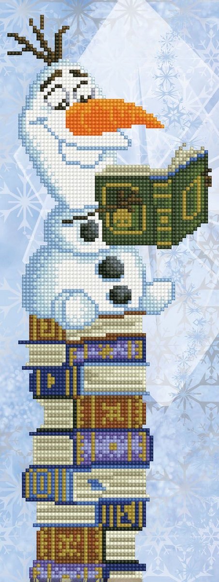 Diamond Dotz Diamond Dotz? Frozen Olaf Diamond painting: 45x17 cm