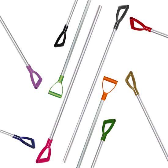 HAC Mestvork Steel - Aluminium - 115 cm - Donkergrijs handvat