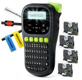 Merkloos Brother Labelapparaat H1100 met 4 BZ Banden 12 mm